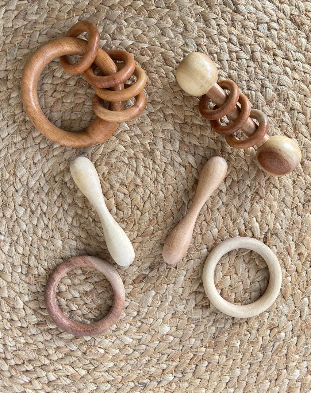 Natural Neem Wood Teethers For Babies