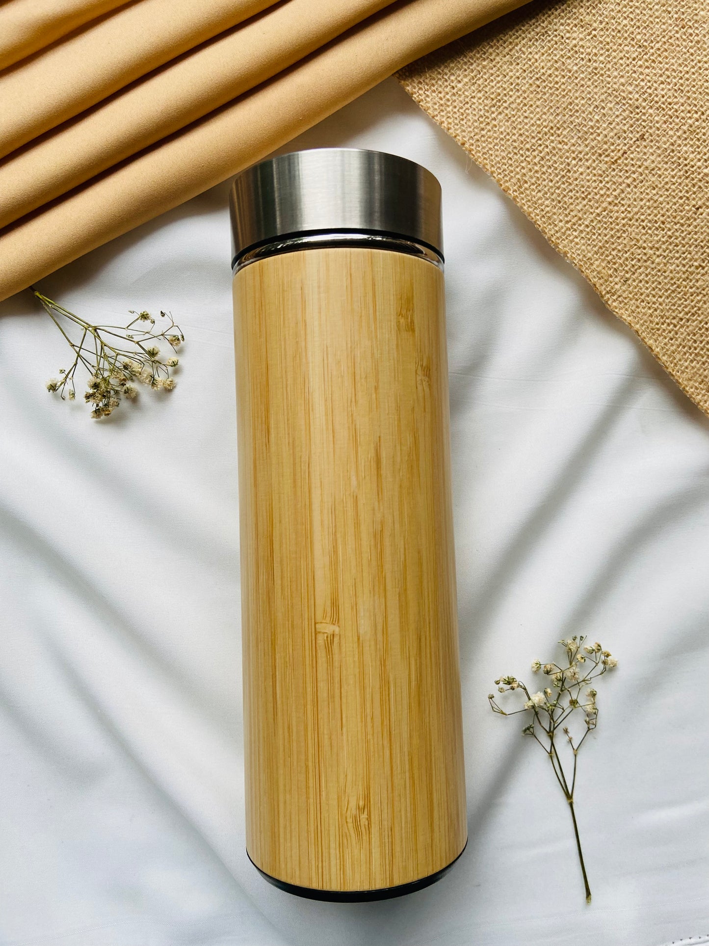 Bamboo Water Bottle Capacity - 450 ml