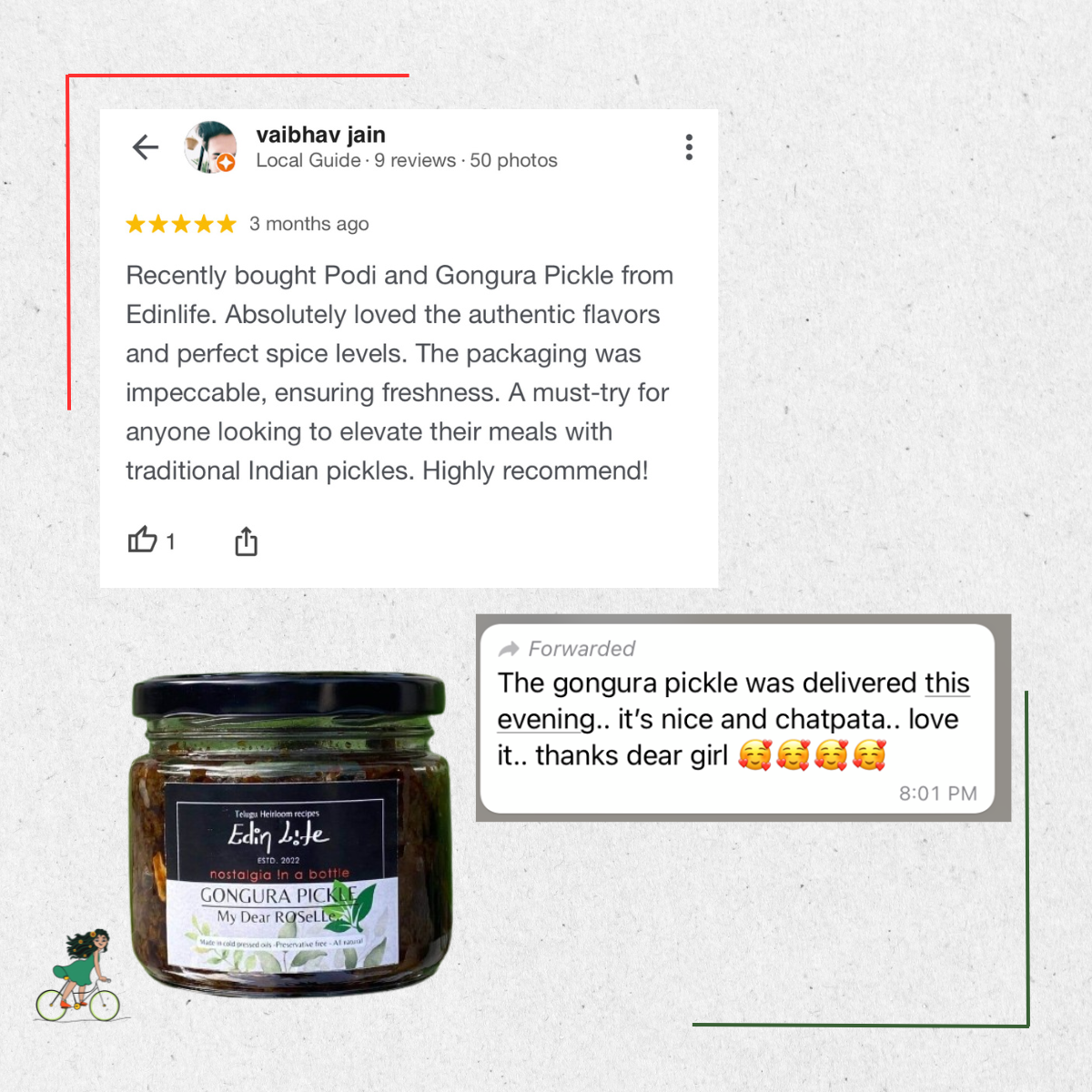 Gongura Pickle - గోంగూర పచ్చడి - 300 g Pouch Pack