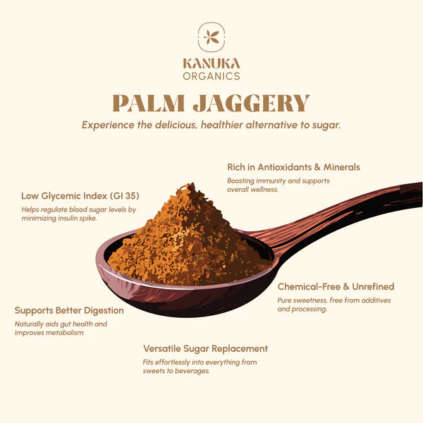 Palm Jaggery - Powdered (500gms)