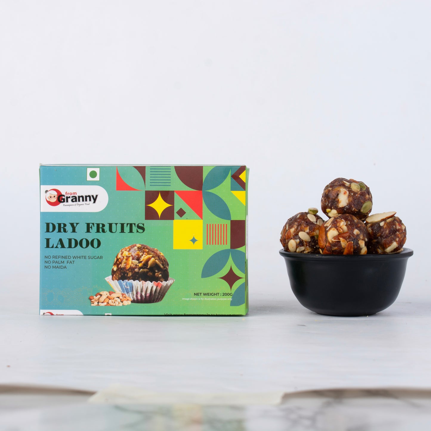 Dry Fruit Laddu with Dates - 200 gm