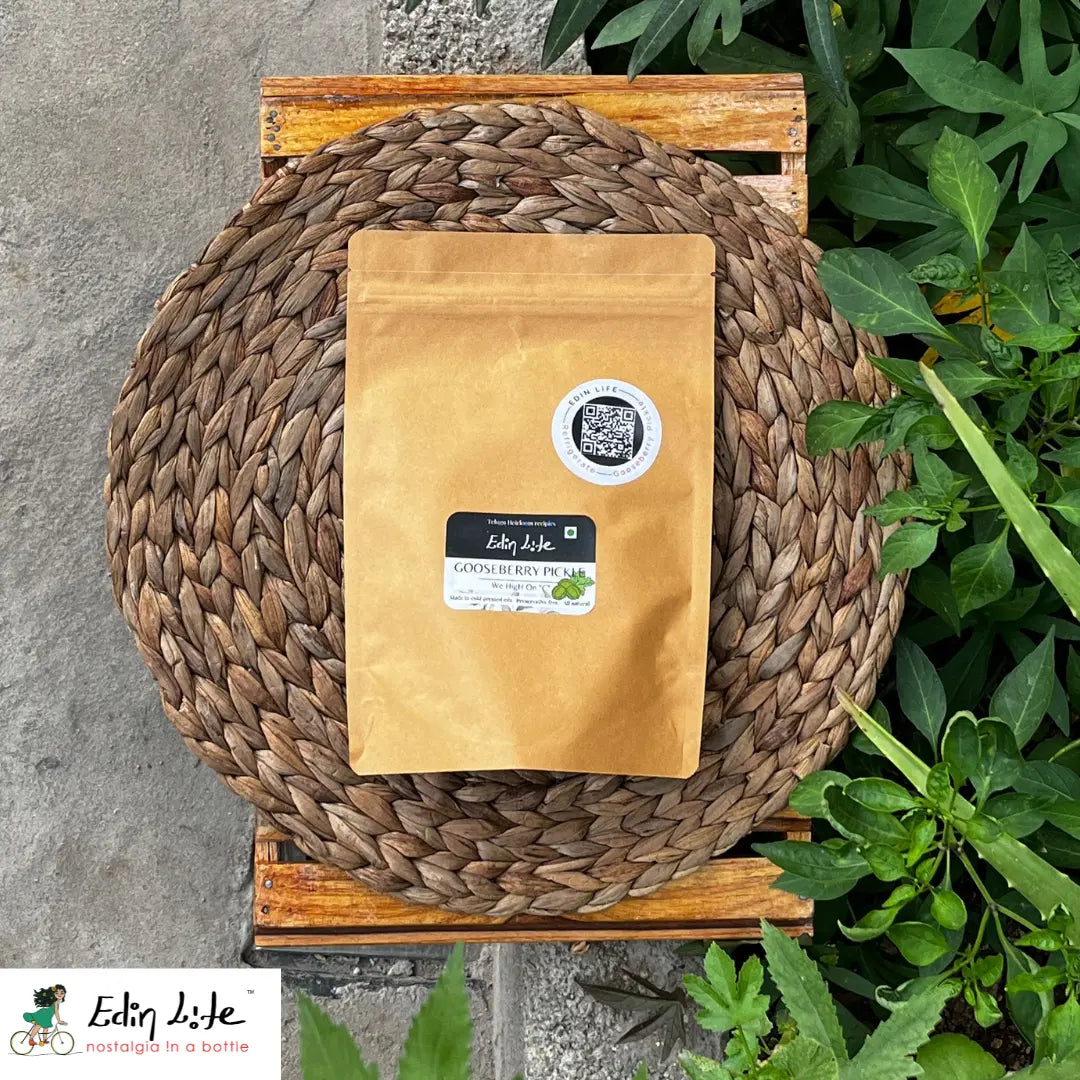 Gooseberry Pickle - ఉసిరికాయ పచ్చడి - 300 g Pouch Pack
