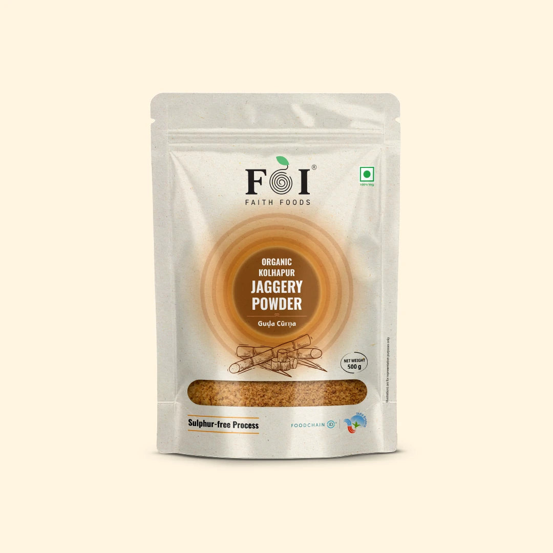 Organic Kolhapur Jaggery Powder - 500 grams
