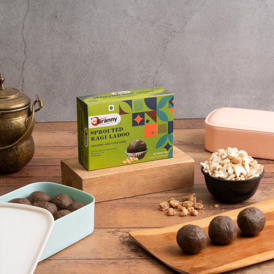 Sprouted Ragi Laddu | Nachni Ladoo - 200 gm