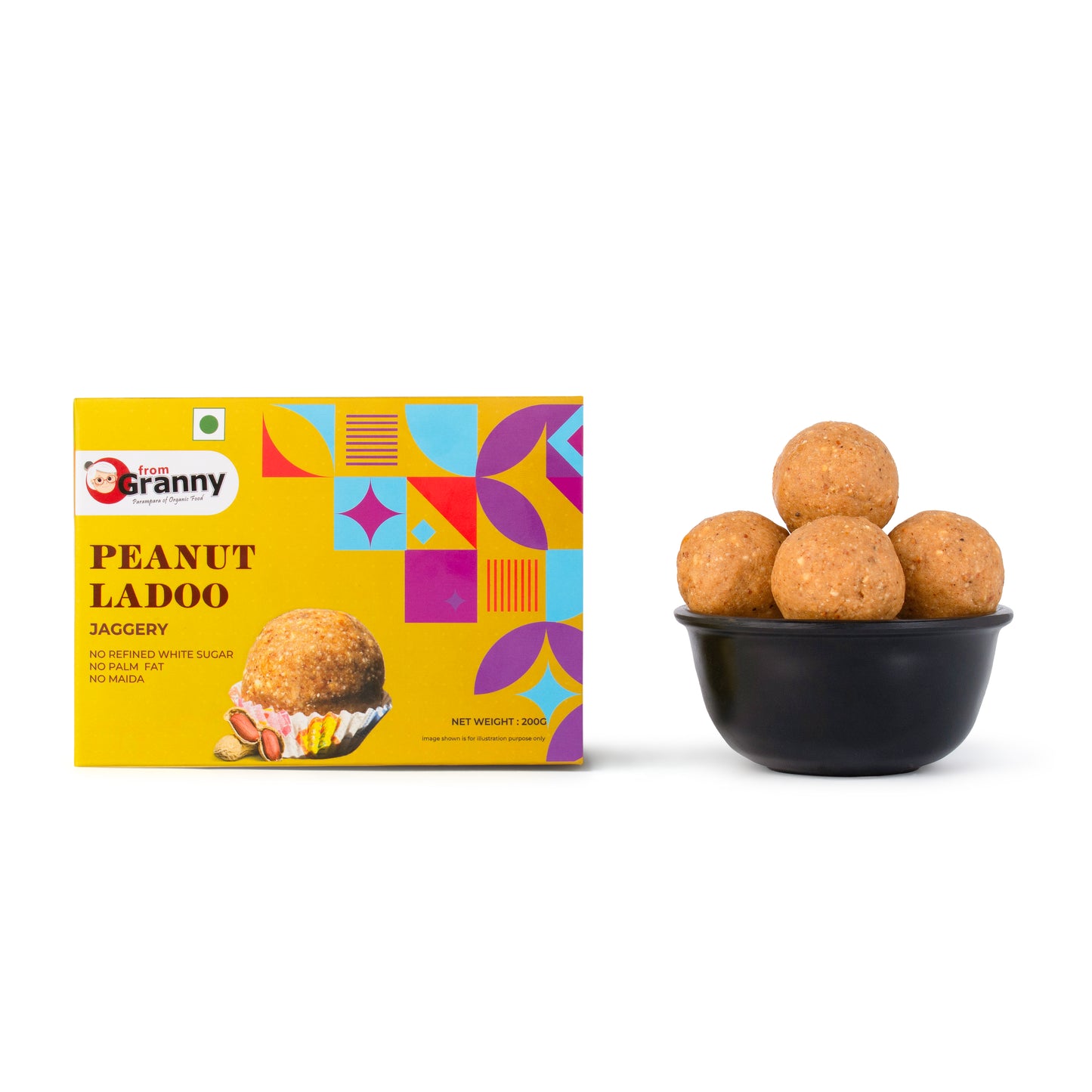 Peanut Ladoo | Groundnut Ladoo with Jaggery- 200 gm