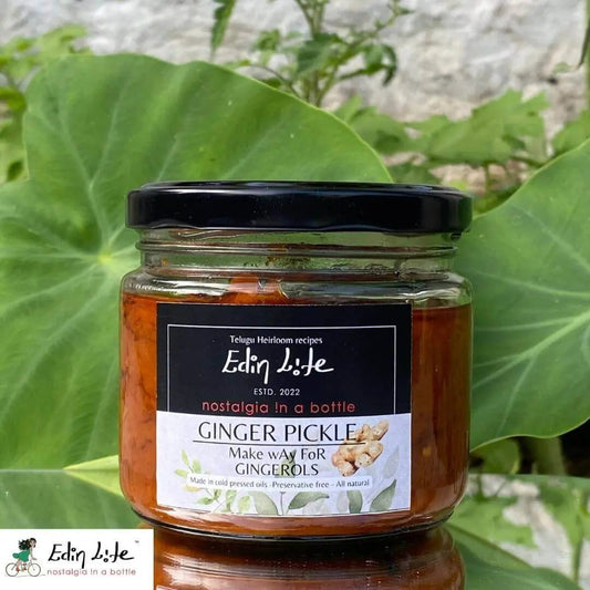 Ginger Pickle - అల్లం పచ్చడి - Glass Jar - 300 g