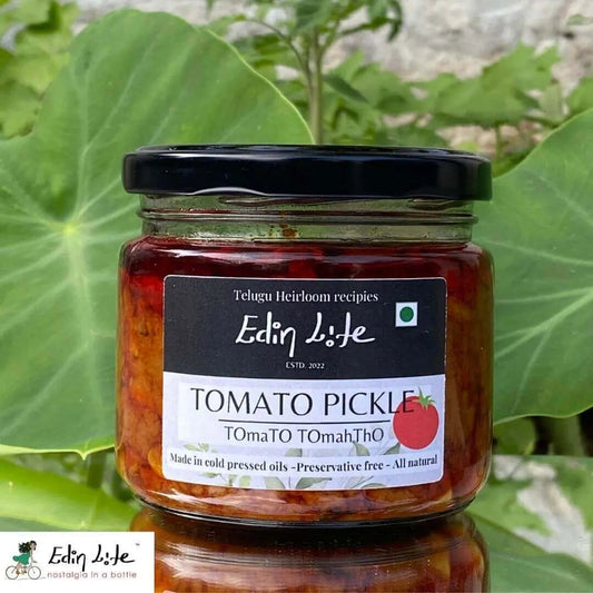 Tomato Pickle - టమాటో పచ్చడి - Glass Jar - 300 g