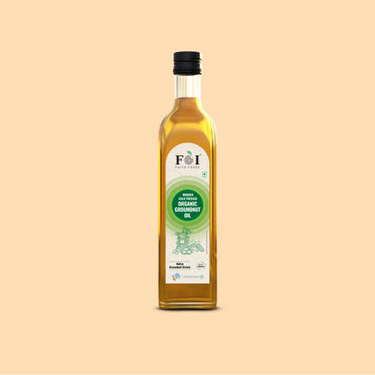 Organic Cold Pressed Groundnut Oil  - 1 Liter